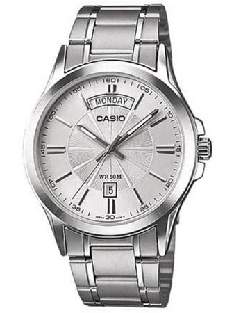 CASIO MEN'S WATCH MTP-1381D-7AVDF (zd076b) + BOX