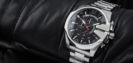 DIESEL MEN'S WATCH DZ4308 - MEGA CHIEF + BOX