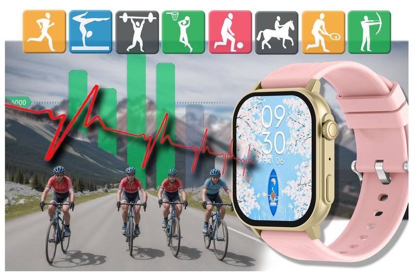 SMARTWATCH UNISEX GRAVITY GT15-7 - BLUETOOTH CONNECTIONS, ADDITIONAL PASSAGE (sg029g)
