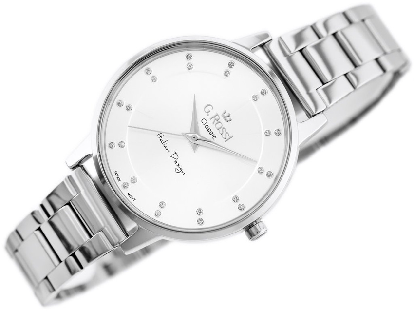 G. ROSSI WATCH - C11715B-3C1 (zg777a) silver + BOX