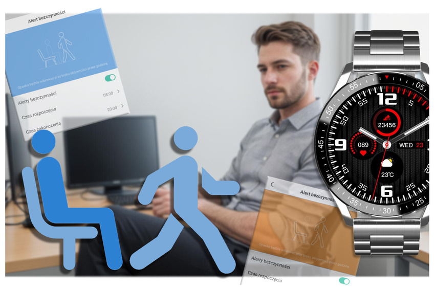 GRAVITY GT4-3 MEN'S SMARTWATCH - MAKING CALLS, STEPWATCH (sg023c)