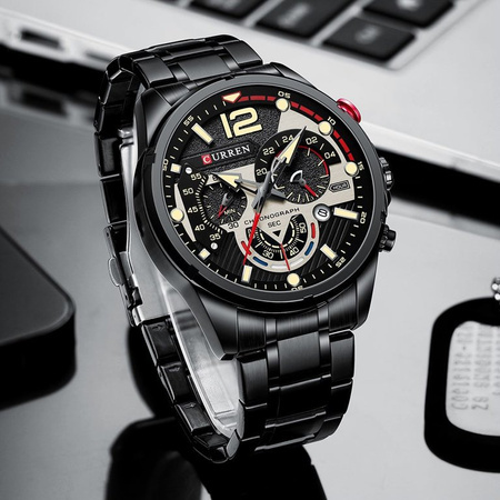 MEN'S WATCH CURREN 8395 (zc019b) - CHRONOGRAPH
