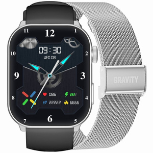 SMARTWATCH UNISEX GRAVITY GT28-10 - ROZMOWY BLUETOOTH, DODATKOWY PASEK (sg037j)