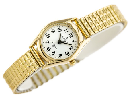ZEGAREK DAMSKI PERFECT X133 (zp880b) gold - gumka