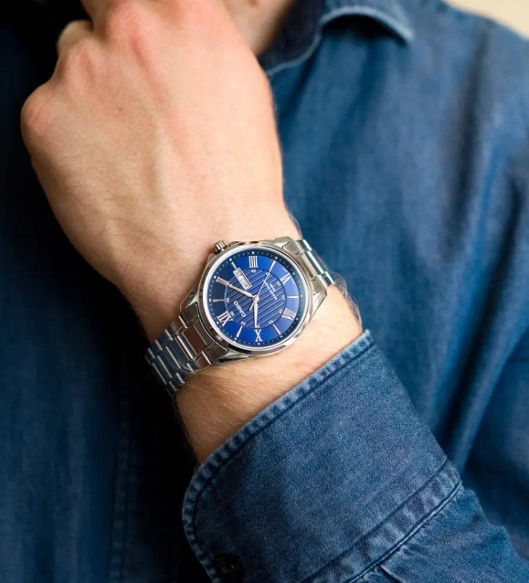 CASIO MEN'S WATCH MTP-1384D-2A + BOX