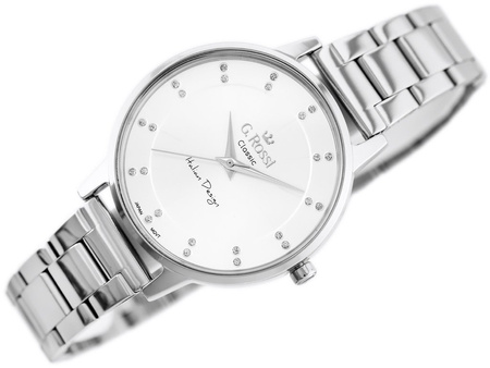 G. ROSSI WATCH - C11715B-3C1 (zg777a) silver + BOX