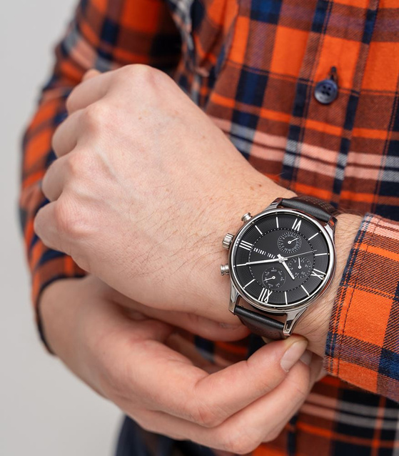 PAUL LORENS MALE WATCH - PL11652A6-1A1 (zg355a) + BOX