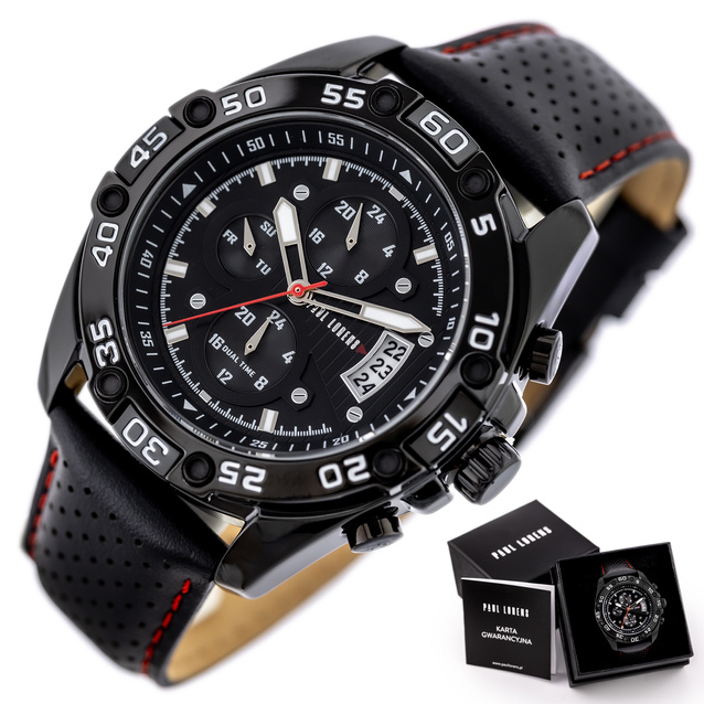 PAUL LORENS MALE WATCH - PL8754A5-1A3 (zg375b) + BOX