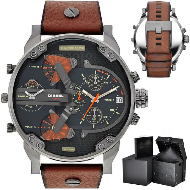 DIESEL MEN'S WATCH DZ7332 MR. DADDY 2.0 + BOX