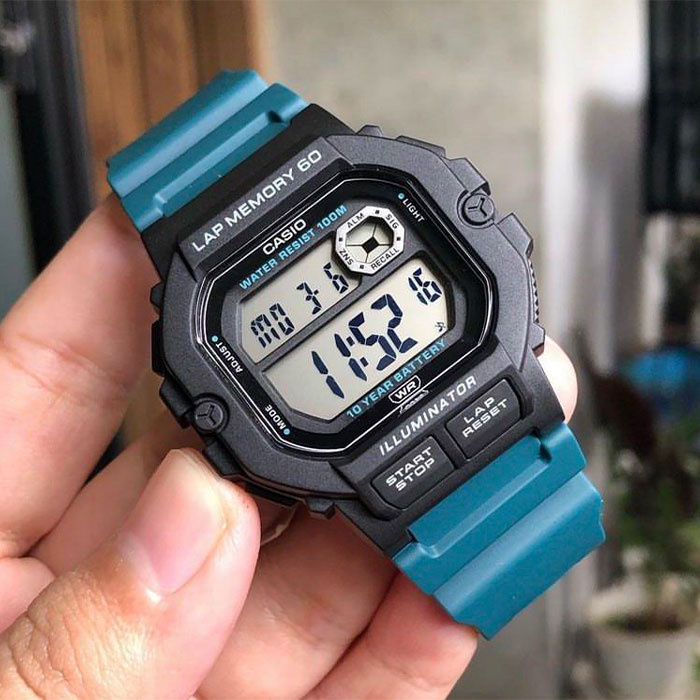 ZEGAREK MĘSKI CASIO Sports WS-1400H-3A + BOX (zd271c)