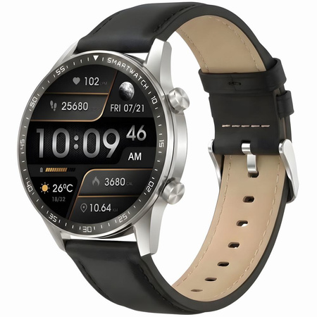 SMARTWATCH MĘSKI GRAVITY GT10-7 - AMOLED, DODATKOWY PASEK (sg046g)