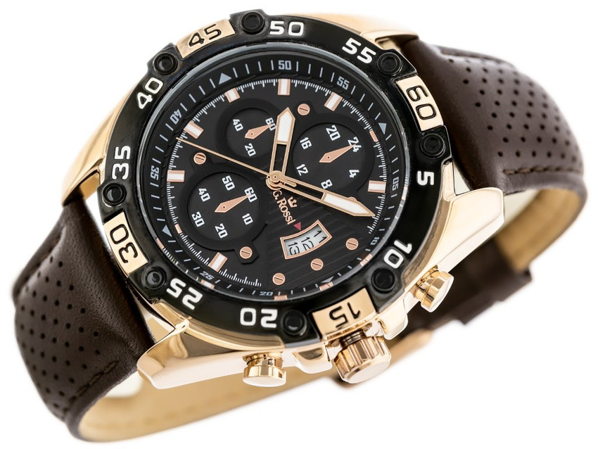 MEN'S WATCH G. ROSSI - QUBUS (zg113d) + BOX