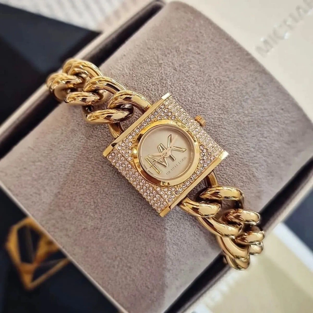 ZEGAREK DAMSKI Michael Kors Chain Lock MK4711 + BOX