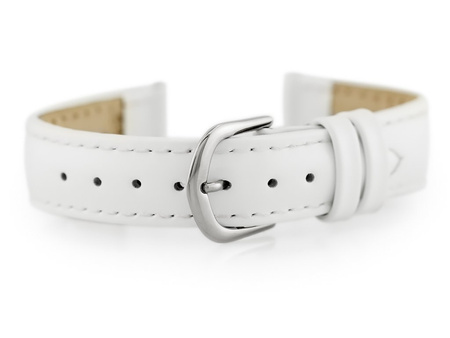 BISSET BS-115 leather watch strap -16mm - lacquered