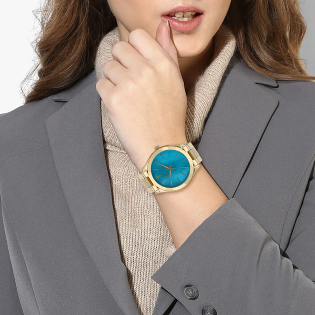 WOMEN'S WATCH Michael Kors Slim Runway MK3492 + BOX