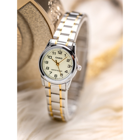 CASIO WOMEN'S WATCH LTP-V001SG-9B + BOX