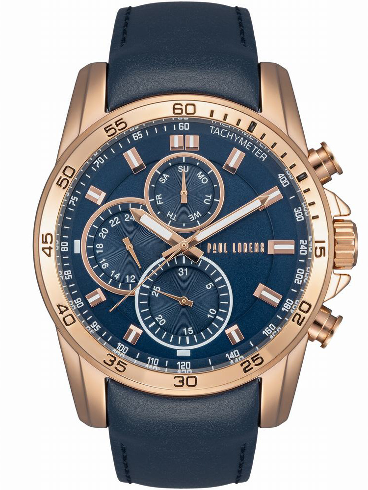 PÁNSKE HODINKY PAUL LORENS - PL9753A8-6F3 (zg364f) + KRABIČKA