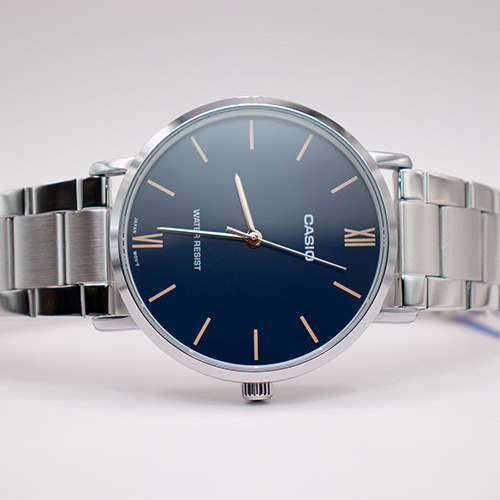 CASIO MTP-VT01D-2B MEN'S WATCH (zd165n) + BOX