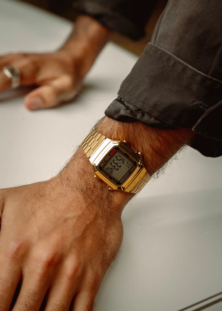 ZEGAREK MĘSKI CASIO A178WGA-1ADF (zd082b) + BOX