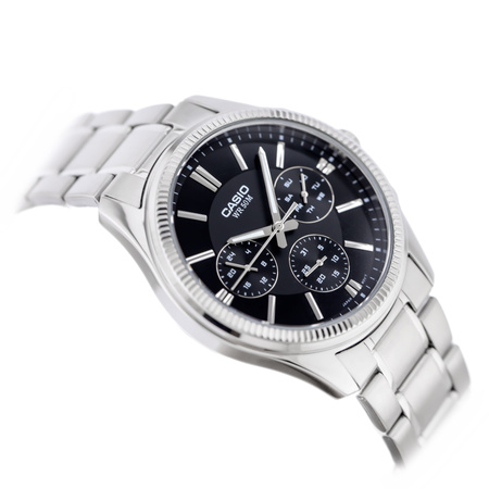 CASIO MEN'S WATCH MTP-1375D-1AVDF (zd112b) + BOX