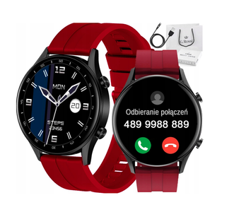 MEN'S SMARTWATCH G. Rossi SW019-3 black/red (sg014c) TALKING PROVIDER