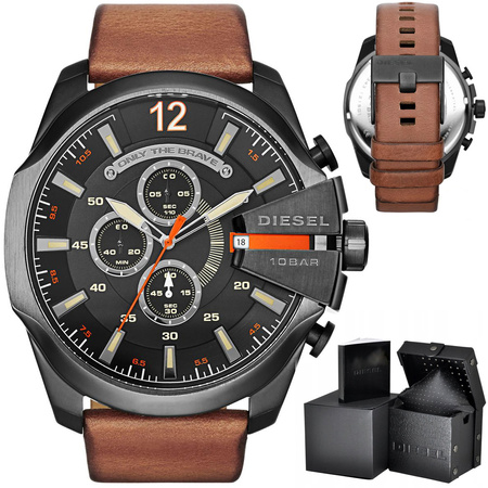 DIESEL MEN'S WATCH DZ4343 - MEGA CHIEF + BOX