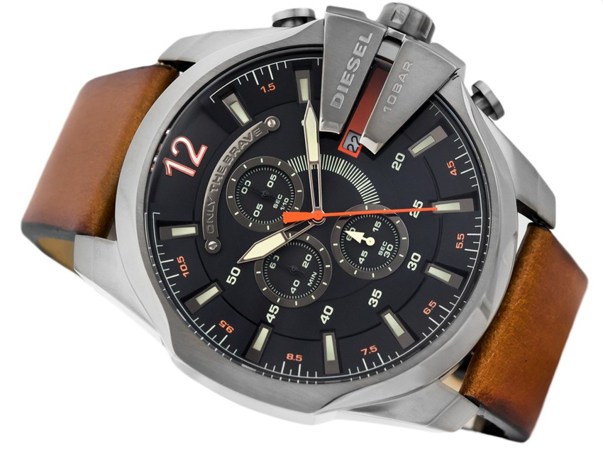 DIESEL MEN'S WATCH DZ4343 - MEGA CHIEF + BOX
