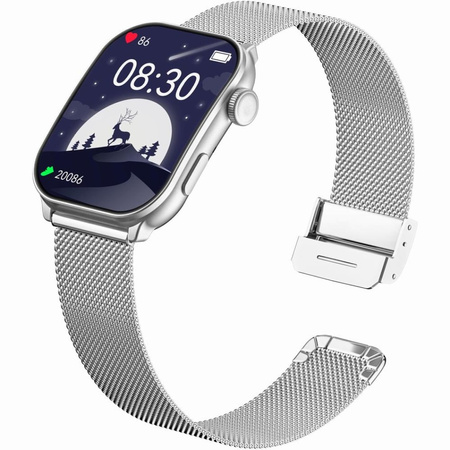 SMARTWATCH UNISEX GRAVITY GT28-10 - ROZMOWY BLUETOOTH, DODATKOWY PASEK (sg037j)