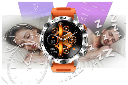 SMARTWATCH MĘSKI GRAVITY GT20-4 - AMOLED, DODATKOWY PASEK (sg024d)