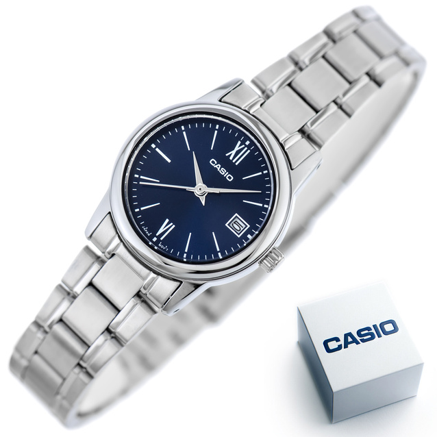 Casio Women's Watch LTP-V002D-2B3UDF + BOX