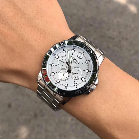 ZEGAREK MĘSKI CASIO MTP-VD300D-7E (zd268c) + BOX