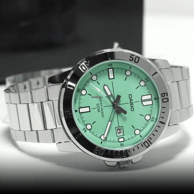 Zegarek Męski Casio MTP-VD01D-3E1 (zd185n) + BOX