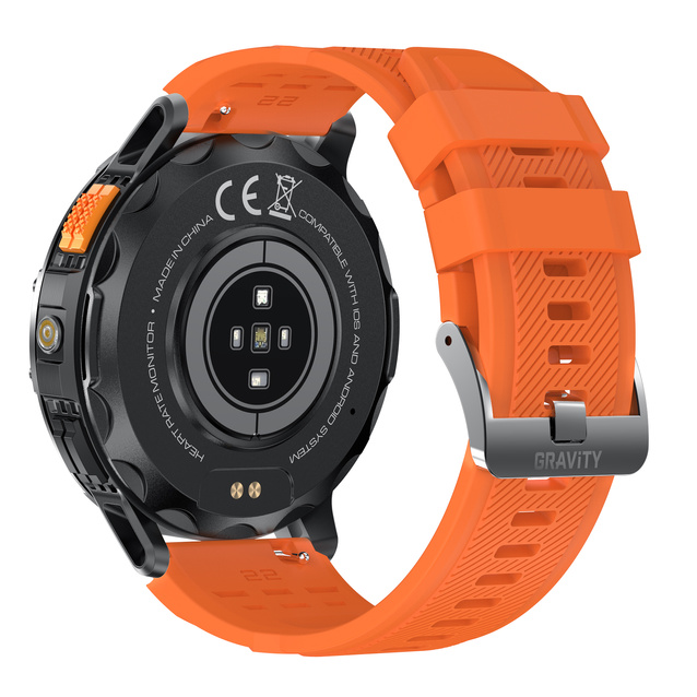 GRAVITY GT22-3 MEN'S SMARTWATCH - AMOLED, ADDITIONAL BELT (sg030c)