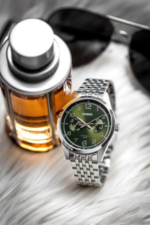 CASIO MTP-E340D-3A MEN'S WATCH (zd264c) + BOX