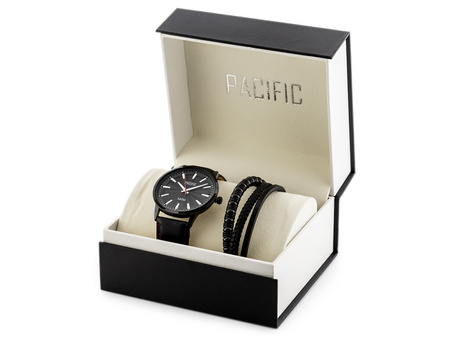 PACIFIC MEN'S WATCH X0087-10 - gift set (zy093c)