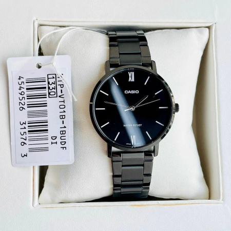 Casio Men's Watch MTP-VT01B-1B + BOX