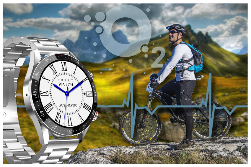 GRAVITY GT4-3 MEN'S SMARTWATCH - MAKING CALLS, STEPWATCH (sg023c)