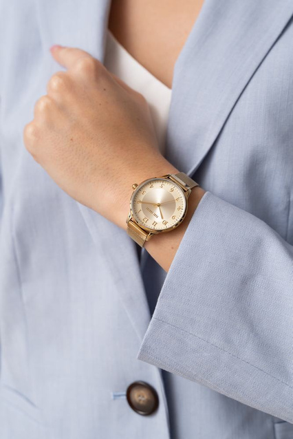 PAUL LORENS WOMEN'S WATCH - PL12189B-4D1 (zg550d) + BOX