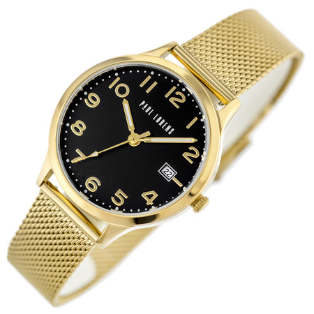 PAUL LORENS WOMEN'S WATCH - PL20000B-1D1 (zg572c) + BOX