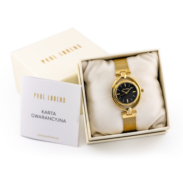 PAUL LORENS WOMEN'S WATCH - PL13628B-1D1 (zg555a) + BOX