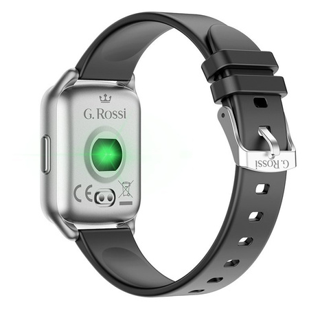 SMARTWATCH UNISEX G. Rossi SW009-5 silver/black (sg004f)