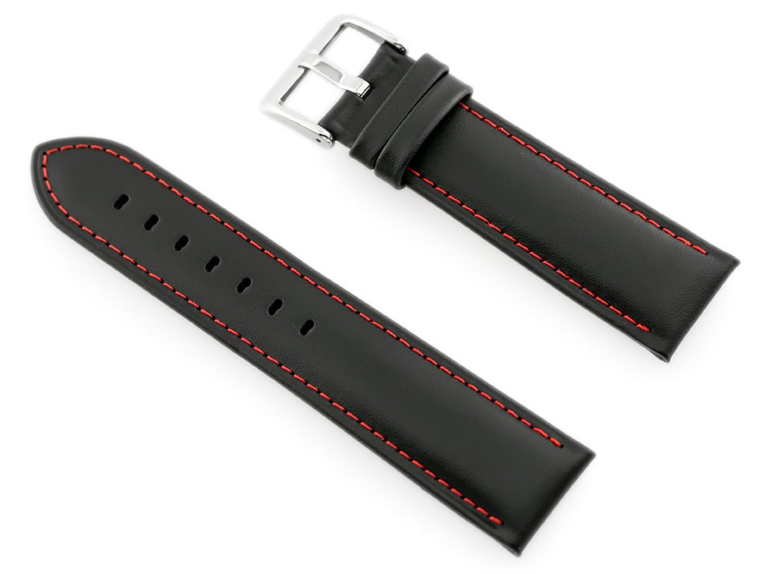 BISSET BS-159 leather watch strap - 22mm