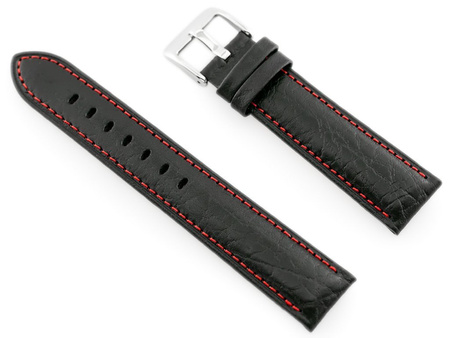 BISSET BS-157 leather watch strap - 18mm