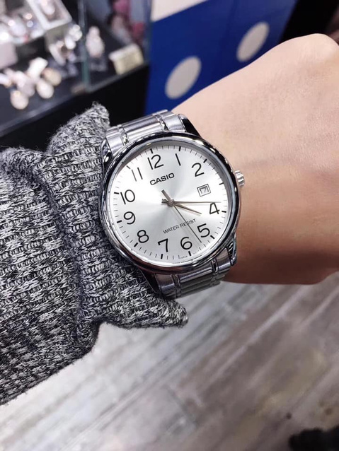 CASIO MEN'S WATCH MTP-V002D-7BUDF (zd103d) + BOX