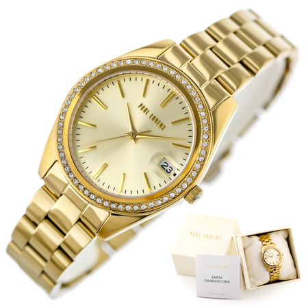 PAUL LORENS WOMEN'S WATCH - PL20001B-4D1 (zg570a) + BOX