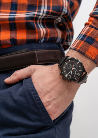 ZEGAREK MĘSKI PAUL LORENS - PL11652A6-1A3 (zg355b) + BOX