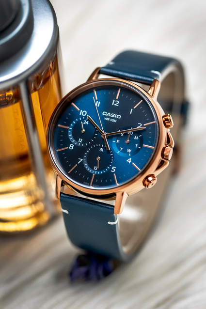 ZEGAREK MĘSKI CASIO MTP-E321RL-2A (zd190a) + BOX