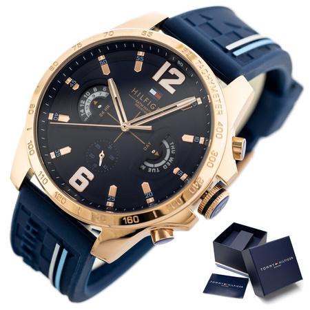 TOMMY HILFIGER MEN'S WATCH 1791474 DECKER (zf001d) + BOX