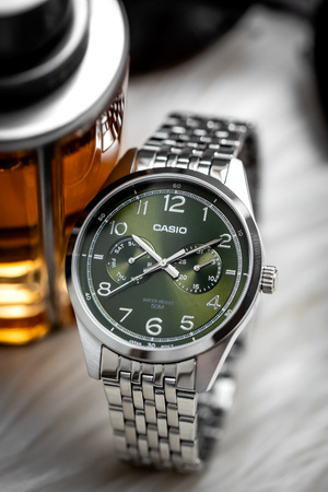 CASIO MTP-E340D-3A MEN'S WATCH (zd264c) + BOX