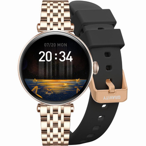 SMARTWATCH DAMSKI GRAVITY GT26-6 - DODATKOWY PASEK (sg042f)